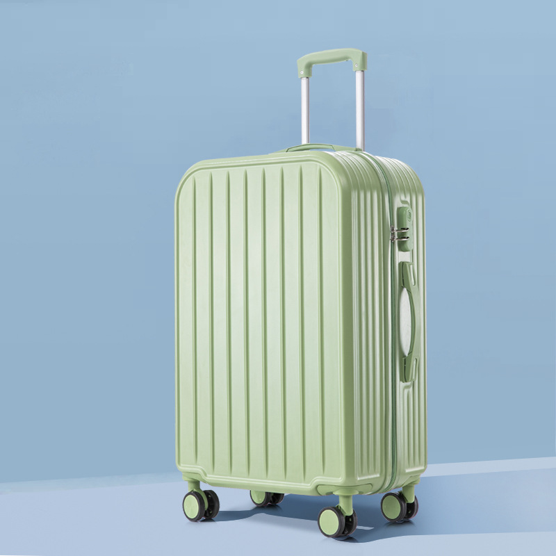 Maleta de tracción para hombres de viaje contraseña maleta de cuero de gran capacidad maleta para mujeres nuevo color gradiente estudiantes de alto valor facial