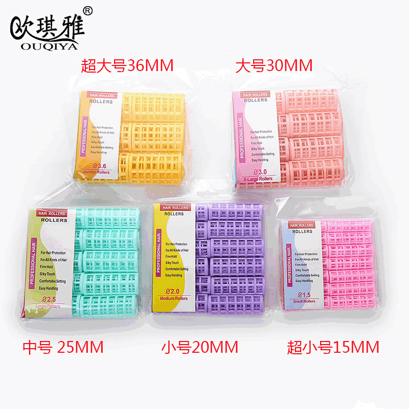 Rollo de pelo de nylon con dientes rollo de pelo esponja rollo de sueño