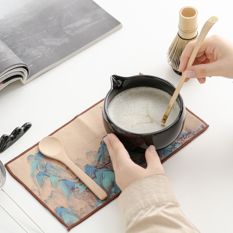 跨境专供抹茶碗抹茶套装茶筅百本立宋代点茶抹茶工具套装日式茶具|undefined