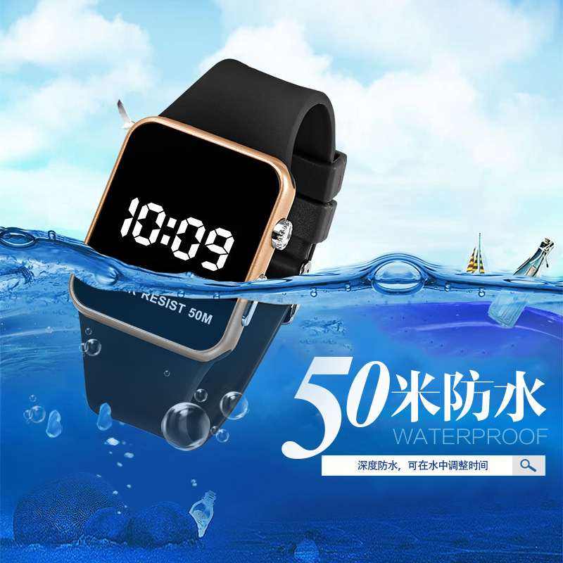 Apple, waterproof watch battery, fashionable digital watch, 2018 years, upgraded version 2