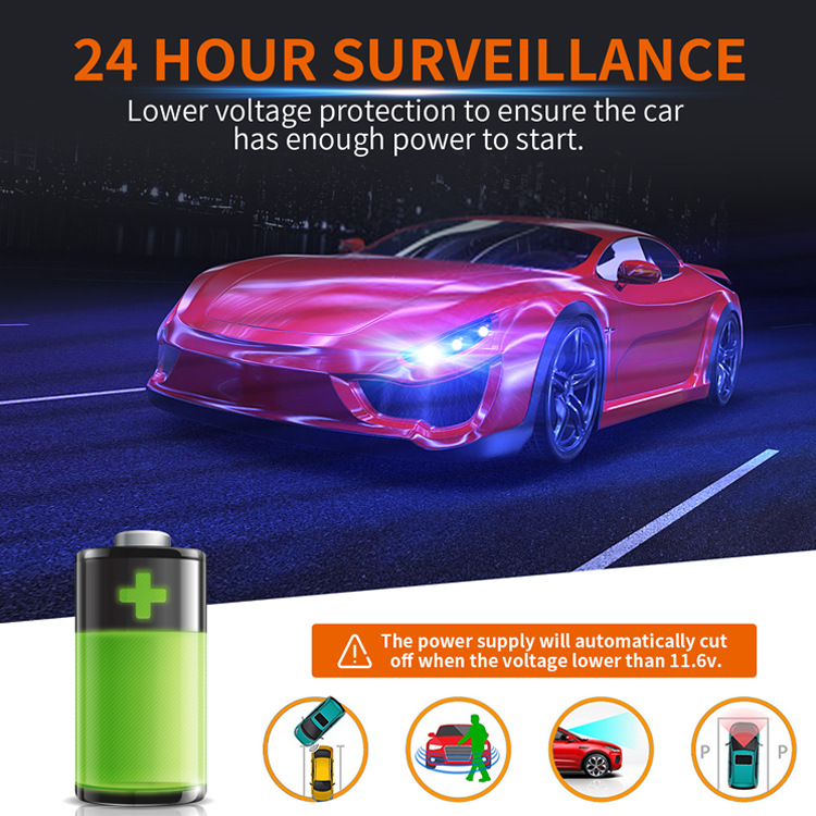 Car Step-down Wire Three-core Cable Stream Media Driving Recorder Power Cord