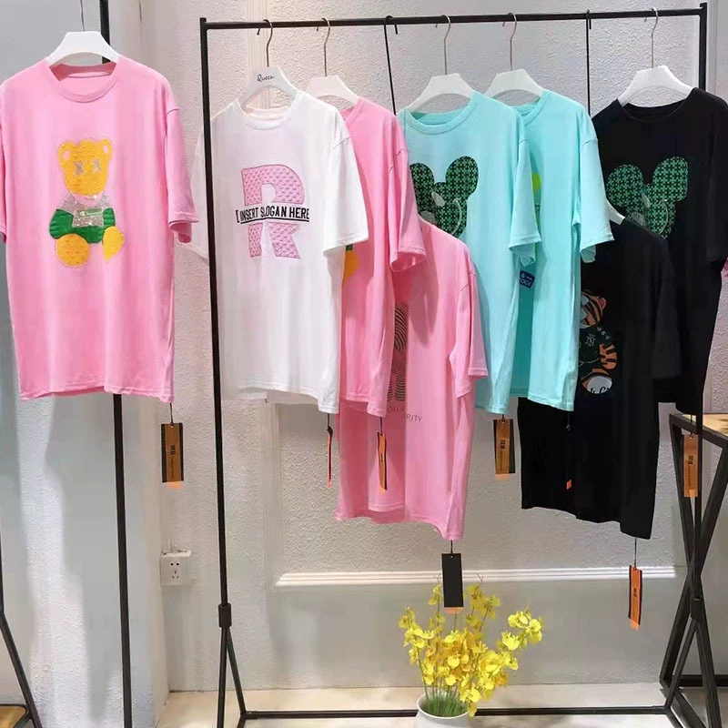 Европейский и американский уличный 2022 летний мультфильм медведи свободные футболки с короткими рукавами