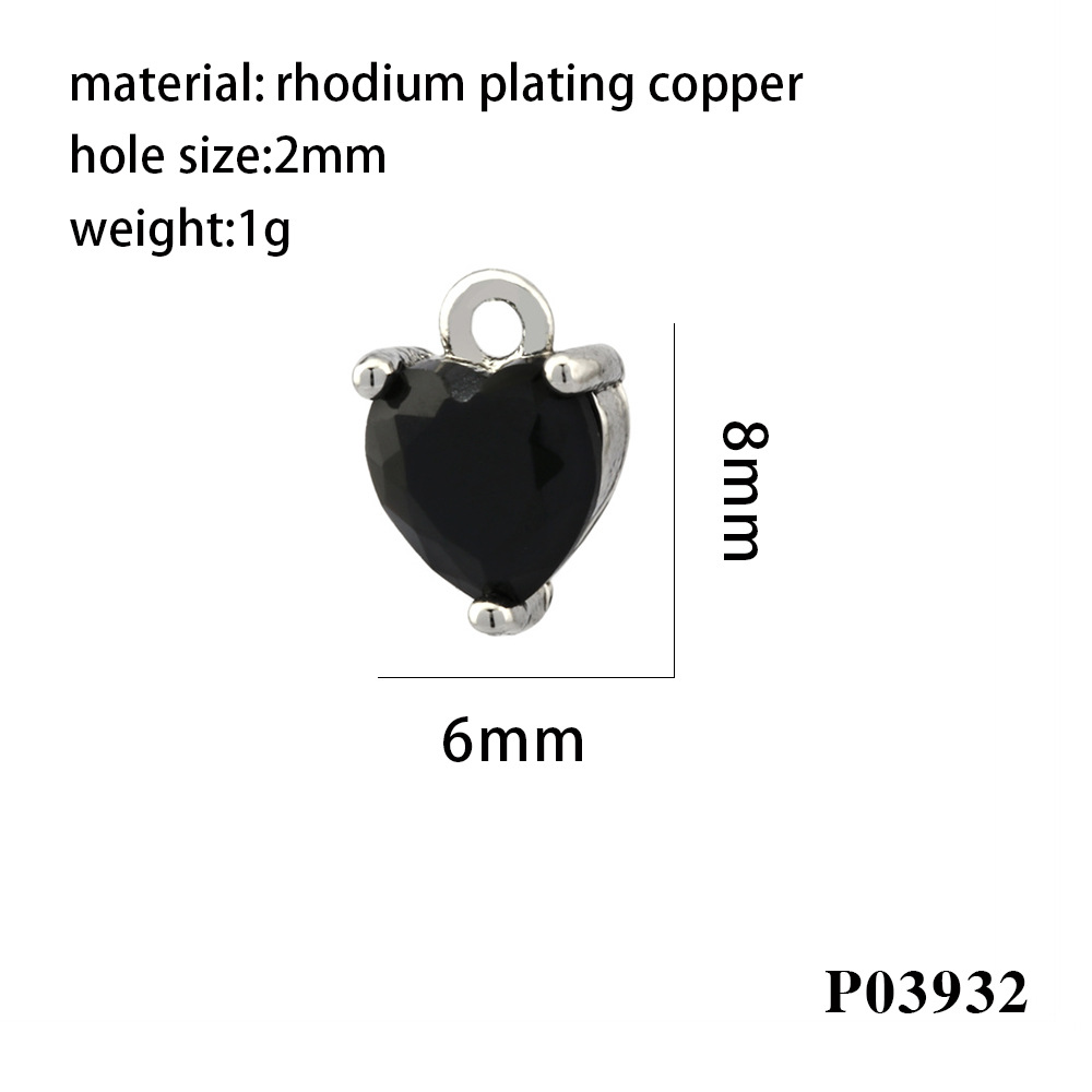 2g Weight Pendant Jewelry Making Type 18K Gold Plated Plating Material DIY Jewelry Accessories Classification 1 Piece Quantity Copper Material Heart Shape Pattern All Seasons Season Simple Style Style 1 Piece Copper 18K Gold Plated Heart Shape Pendant 11