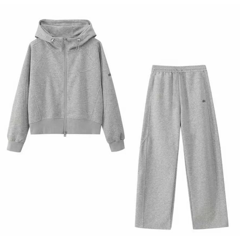 1622 Casual Sports Suit 2025 Autumn and Winter Fashion Top + Straight Pants Two-Piece Set