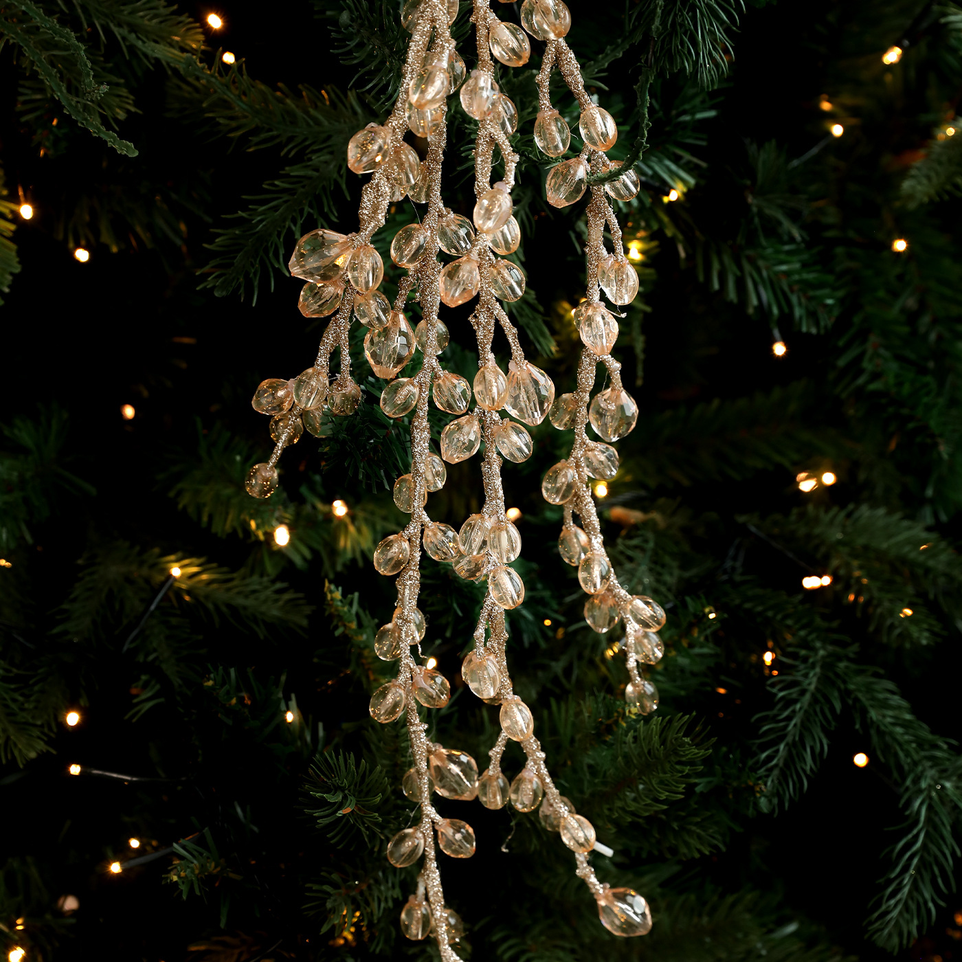Navidad perla salice acrílico cristal polvo adhesivo árbol de Navidad atmósfera creativa decoración polvo adhesivo