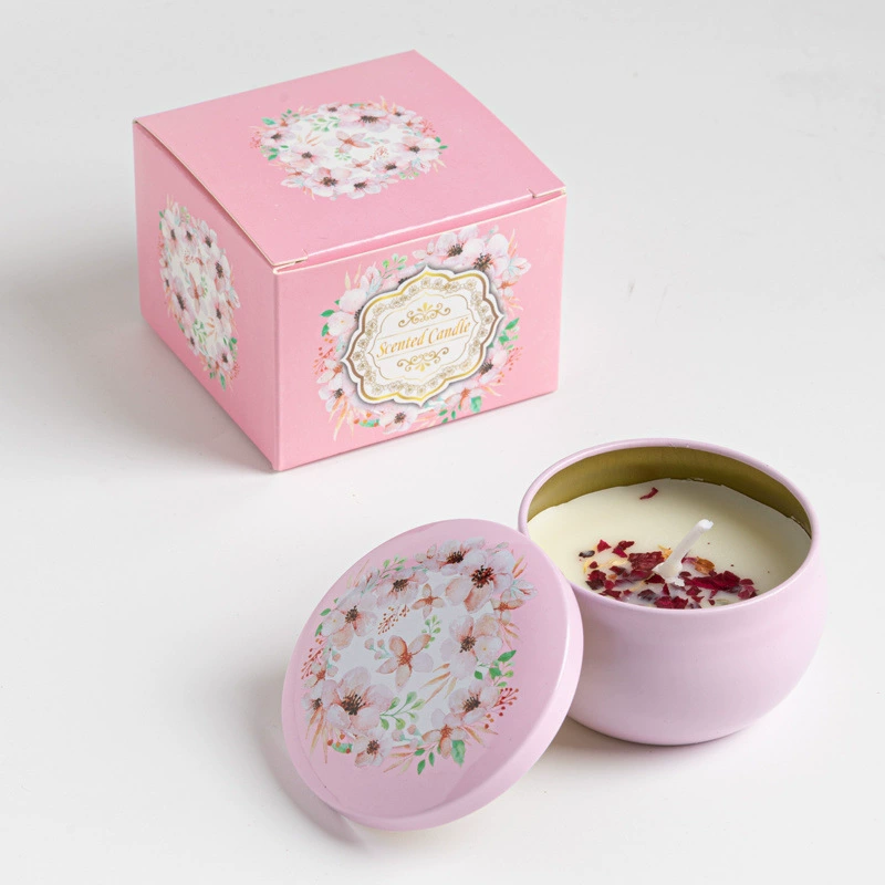 Aromatherapy, perfumed lavender candle