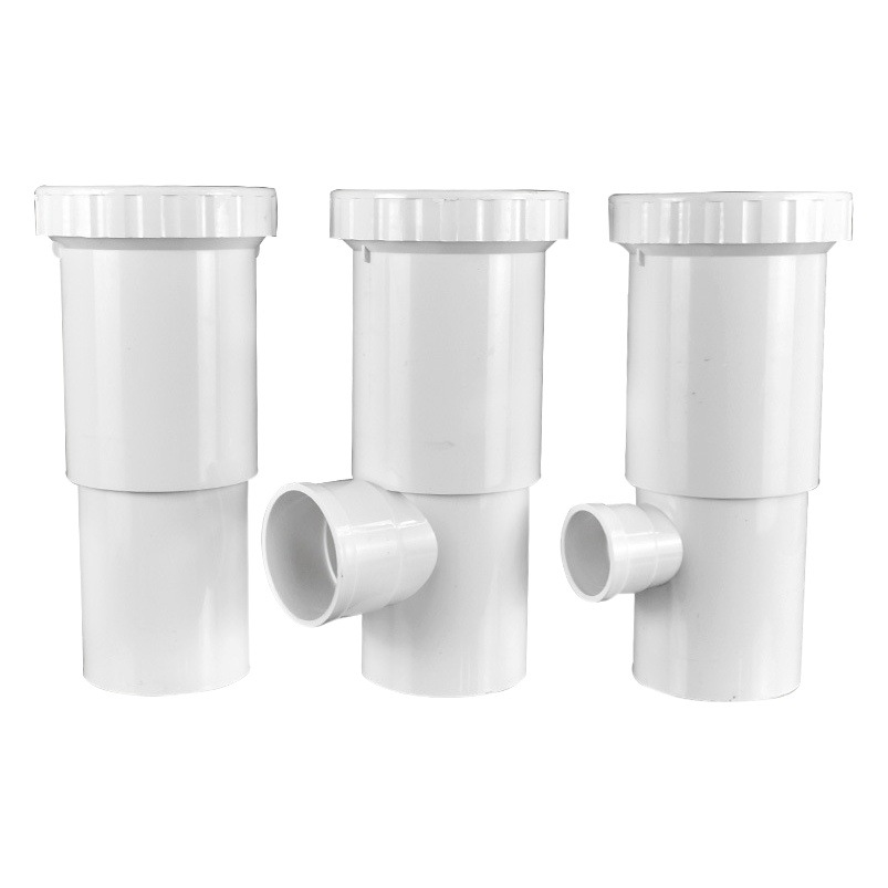 PVC Junta telescópica tee alargado necking Junta telescópica tee hilo reparación de emergencia tubo de drenaje necking accesorios de socket inferior