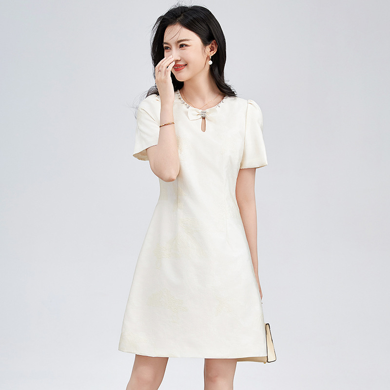 Đầm maxi nữ thắt eo mùa hè kiểu mới — 2423201 - Màu hạnh phúc chi tiết 8