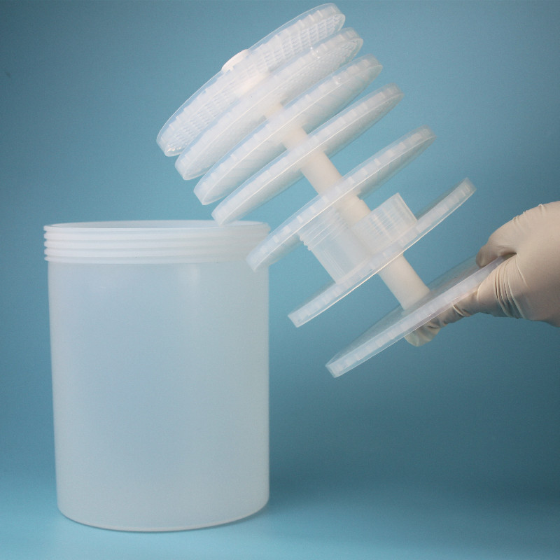 特氟龙清洗桶耐酸碱PFA清洗罐4L6L溶样罐PFA小瓶清洗系统