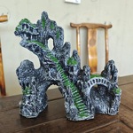 鱼缸假山装饰假石头石鱼躲避小摆件套餐装饰品特价清仓