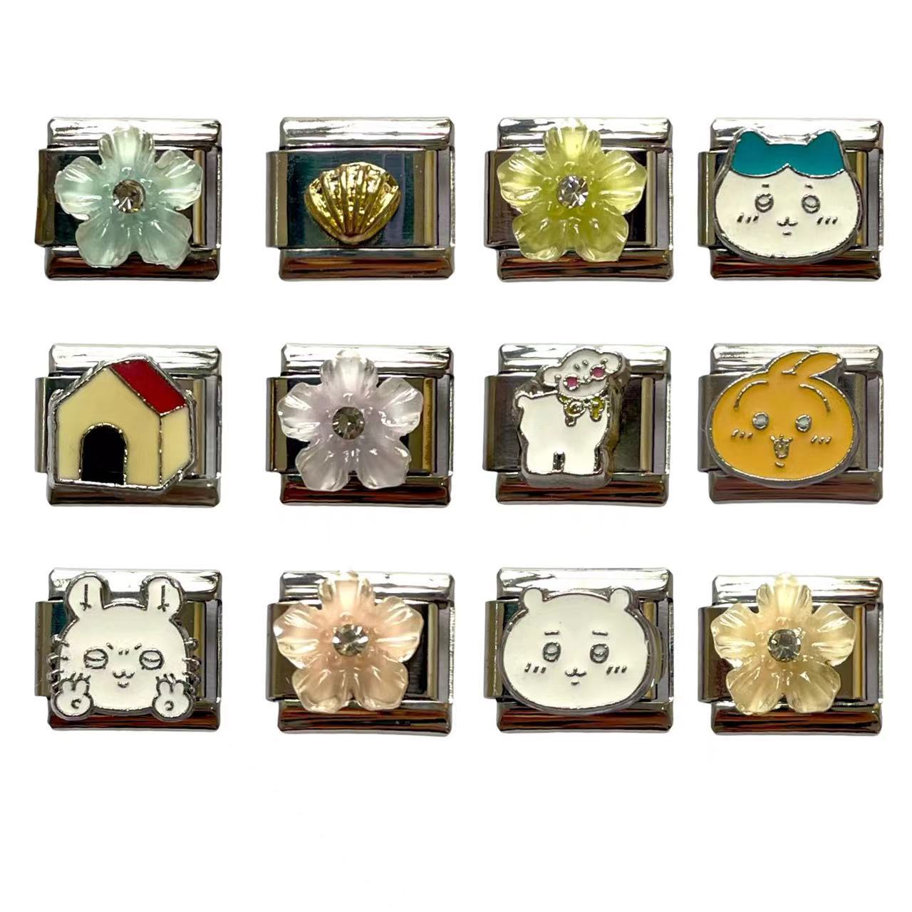 새로운 이탈리아 스타일 모듈 형 팔찌 시리즈 고양이 Mitou 시리즈 스타일링 맞춤형 조립 체인