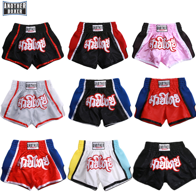 Thai boxing shorts men's and women's sparring suits boxing pants fighting fighting training suits pants can add logo a generation of hair