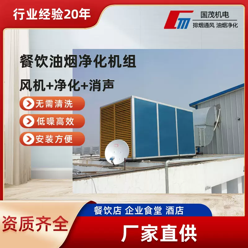 油烟净化设备 低空商用油烟净化机饭店油烟净化器 厂家直供