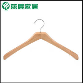 豪华木衣架服装店酒店木衣架家居木质衣架平头原木挂衣架外贸直批