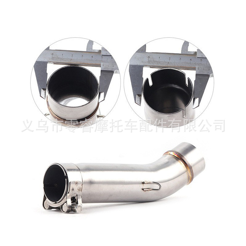 Motorcycle Exhaust Pipe for Honda Cb400 Modified Middle Exhaust Connecting Pipe