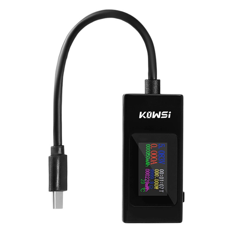 Kevis KWS-066C Type-C тестер цветной экран USB измеритель тока и напряжения двунаправленный тестер