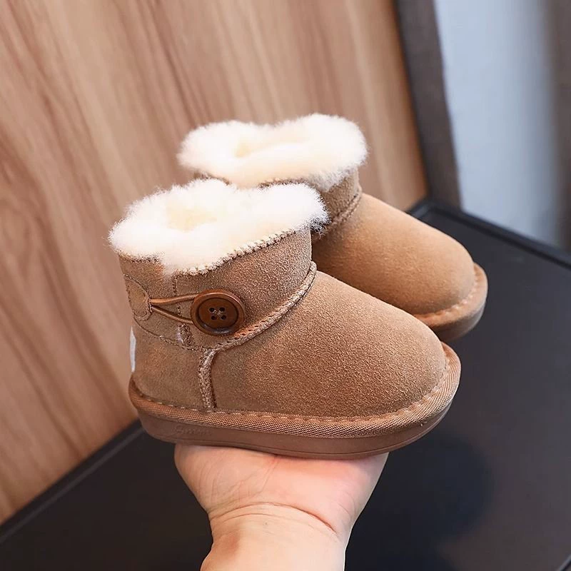 Корейская версия зимних снежных сапог для мужчин и женщин плюс бархатные теплые короткие сапоги