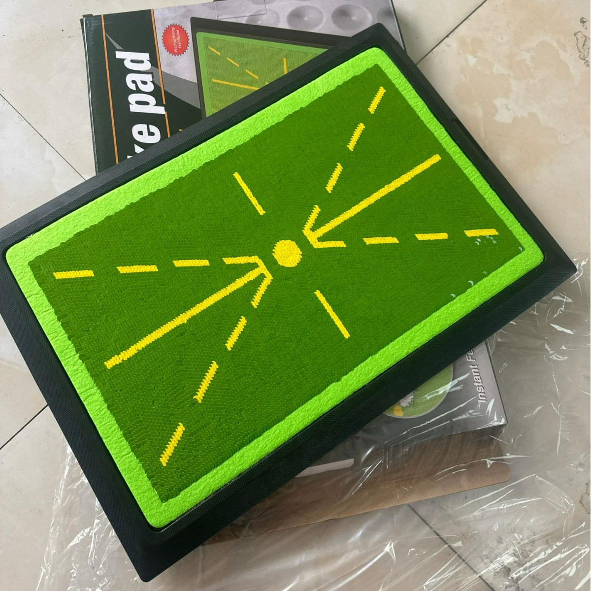 Тренировочный коврик для гольфа, перламутровая шкала, коврик для записи, защитный коврик на открытом воздухе, тренировочный вспомогательный коврик, прямые поставки с фабрики