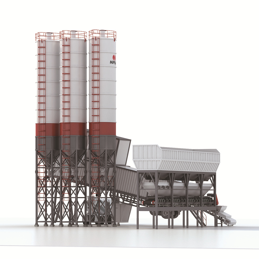 南方路机供应混泥土环保混凝土搅拌站可移动高效