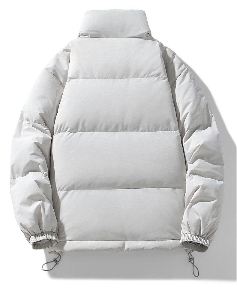 Men's Jacket Padded Winter Coat With Stand Collar For Outdoor Warmth_voghion.com