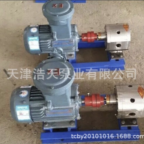 保温齿轮泵RCB0.3/0.3 沥青 胶水 聚氨酯 柴油 机油 润滑油齿轮泵