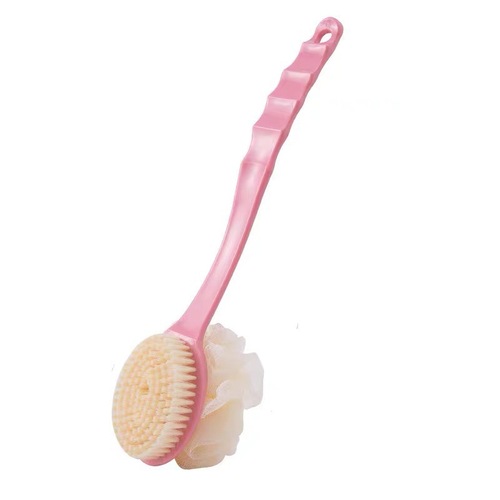 Bath brush, long handle, soft bristle bath brush, bath brush, long handle bath brush, back rub artifact, bath brush