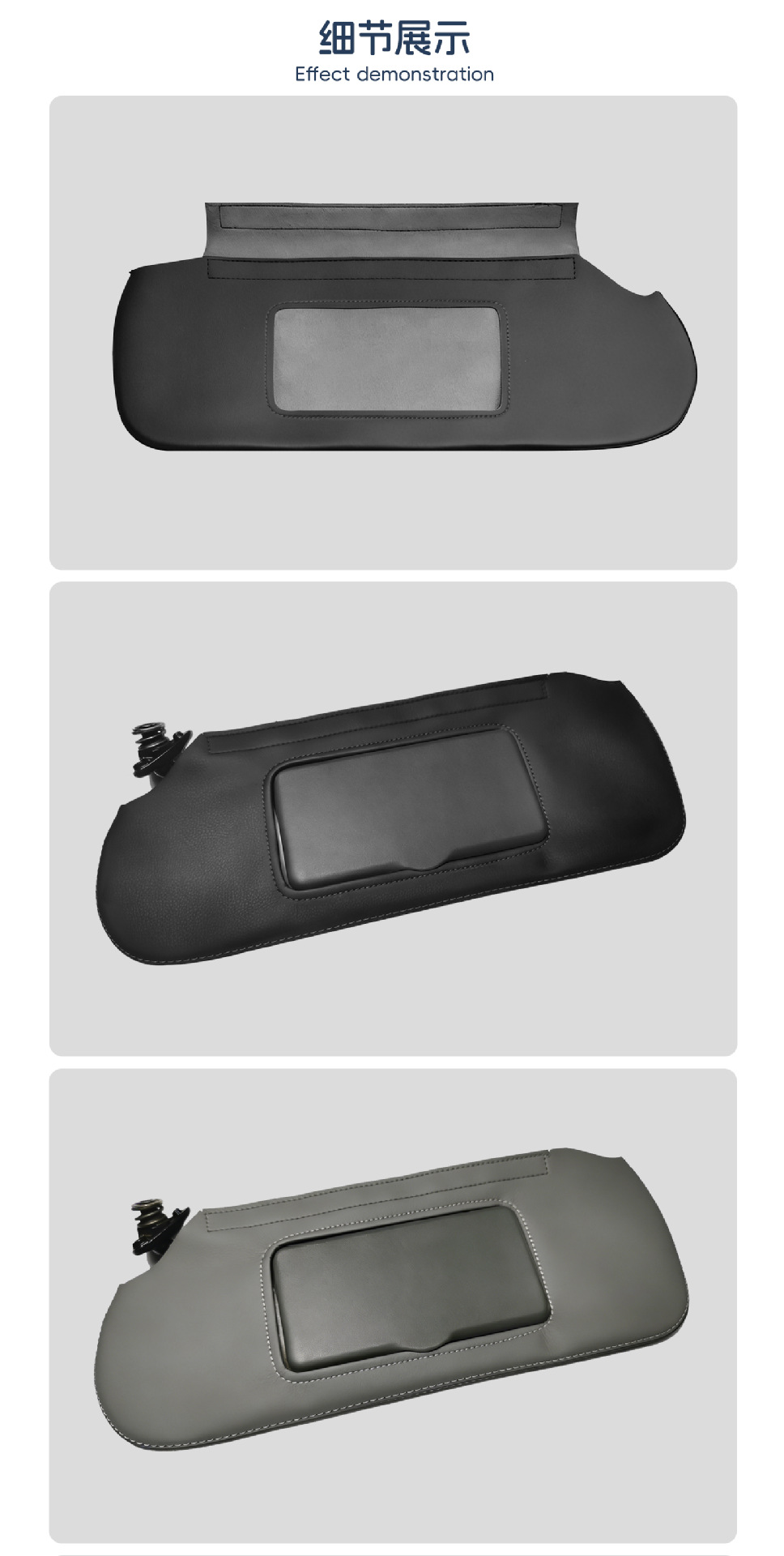Suitable for 93-02 Chevrolet Camaro Sun Visor Leather Cover Chevrolet Camaro Firebird Leather Cross-Border