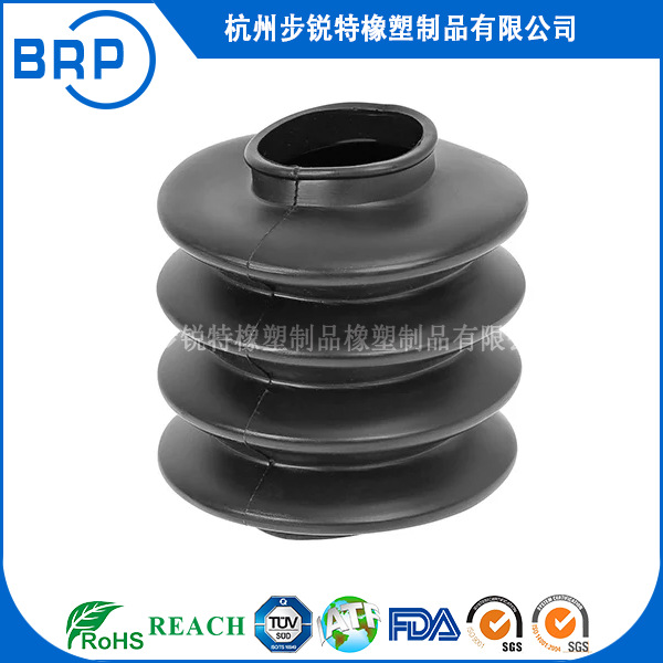 来图定制工厂直营工业橡胶伸缩防尘管 硅胶波纹管 橡胶制品