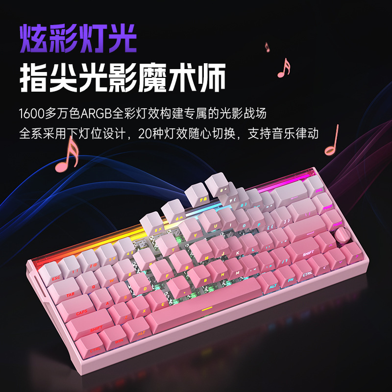 Langtu BOOM68 e スポーツグレード磁気軸メカニカルキーボードカスタマイズされた RGB ライトボックス TTC キング軸 SE 3 モードキーボード
