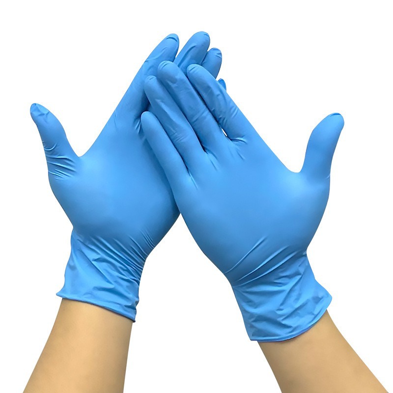 Guantes de nitrilo desechables de látex de caucho