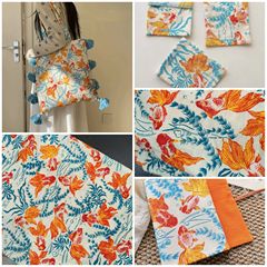 口金包和风布服装面料香包手工拼布香囊花布布头老土布100*150cm