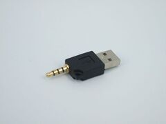 USB轉音頻插頭公 藍牙耳機充電 mp3數據 轉換頭 3.5mm接口 