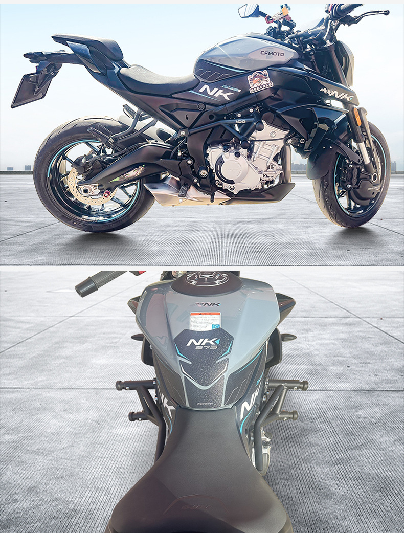 Suitable for Cfmoto 675Nk Motorcycle Racing Bumper 675Sr Bumper Front Guard Bar Anti-Fall Protection Bar Modification Accessories