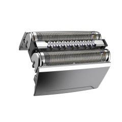 適用於博朗BRAUN電動剃鬚刀52S網膜組件5系整個刀頭銀色網高配版