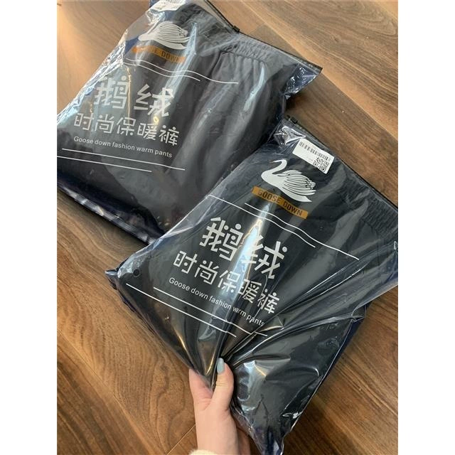 Анти-Сезонные скидки! Высокий конец! 90 белый гусиный пух! Мужская осень и зима теплый случайный прямой вниз сплошной цвет гусиный пух брюки