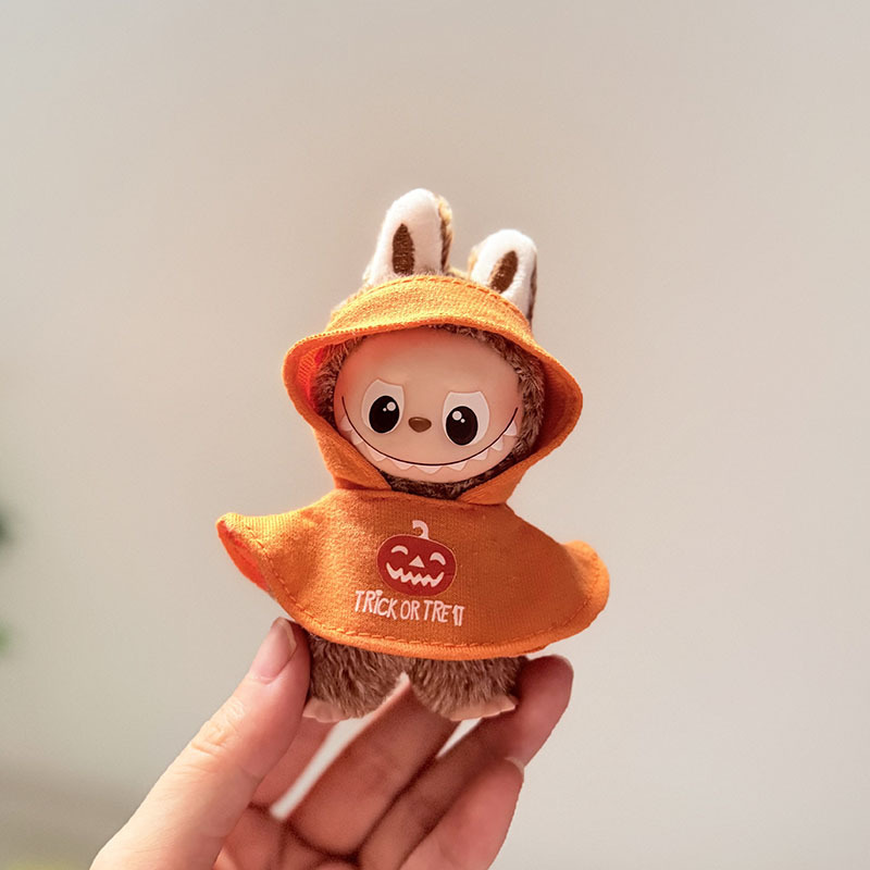 迷你版4.0LABUBU搪胶脸毛绒盲盒玩偶衣服圣诞套装小鼻嘎心底密码|undefined