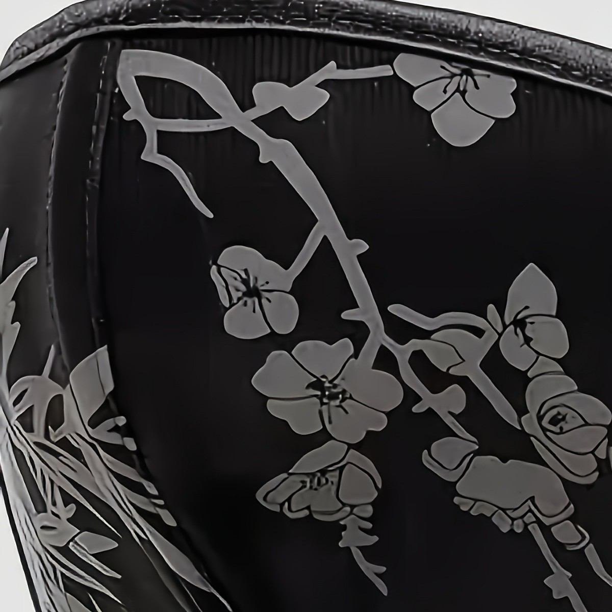 Moda nueva impresión negra sin correa de hombro para limpiar el pecho de la corte corte corte de la ropa de forma de cuerpo Amazon