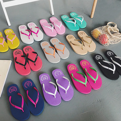 涼拖鞋人字拖女夏時尚外穿批發學生防滑浴室夾腳可愛韓版沙灘海邊