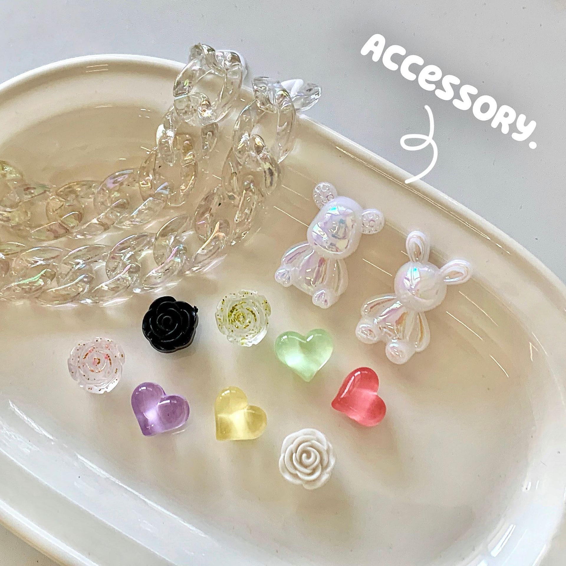 크리스탈 체인 [12개 세트] 크록스의 비파괴 설치