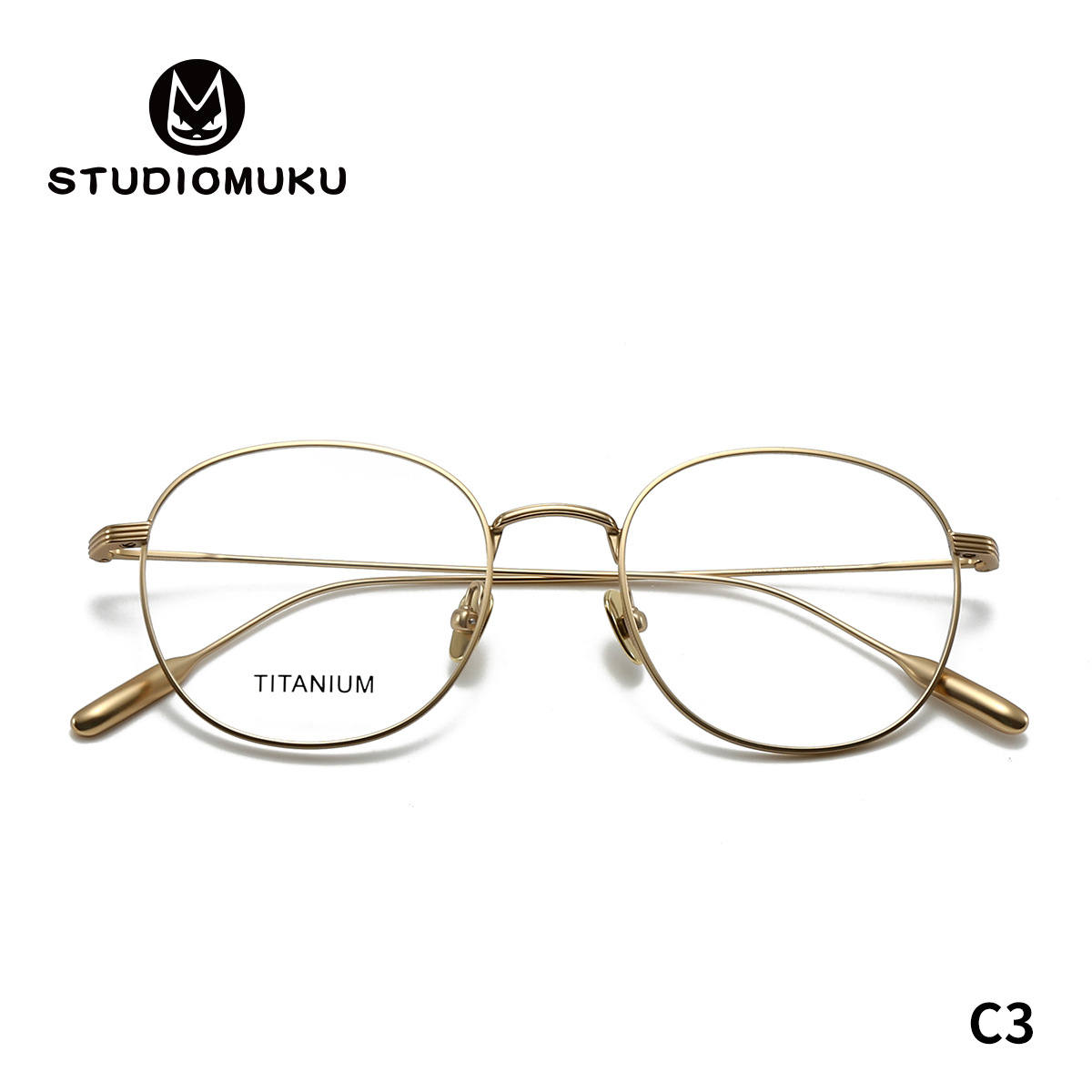 STUDIOMUKU gafas de madera fresca juventud nacional marco de gafas oval temperamento ultraligero marco de gafas versátil