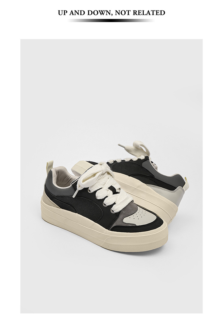 2025 new niche design couple sneakers men's low cut sports and leisure versatile thick soled casual men's shoes trendy X136_voghion.com