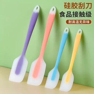 Silicone spatula integrated cake cream baking tool food grade high temperature resistant large small size butter jam spatula