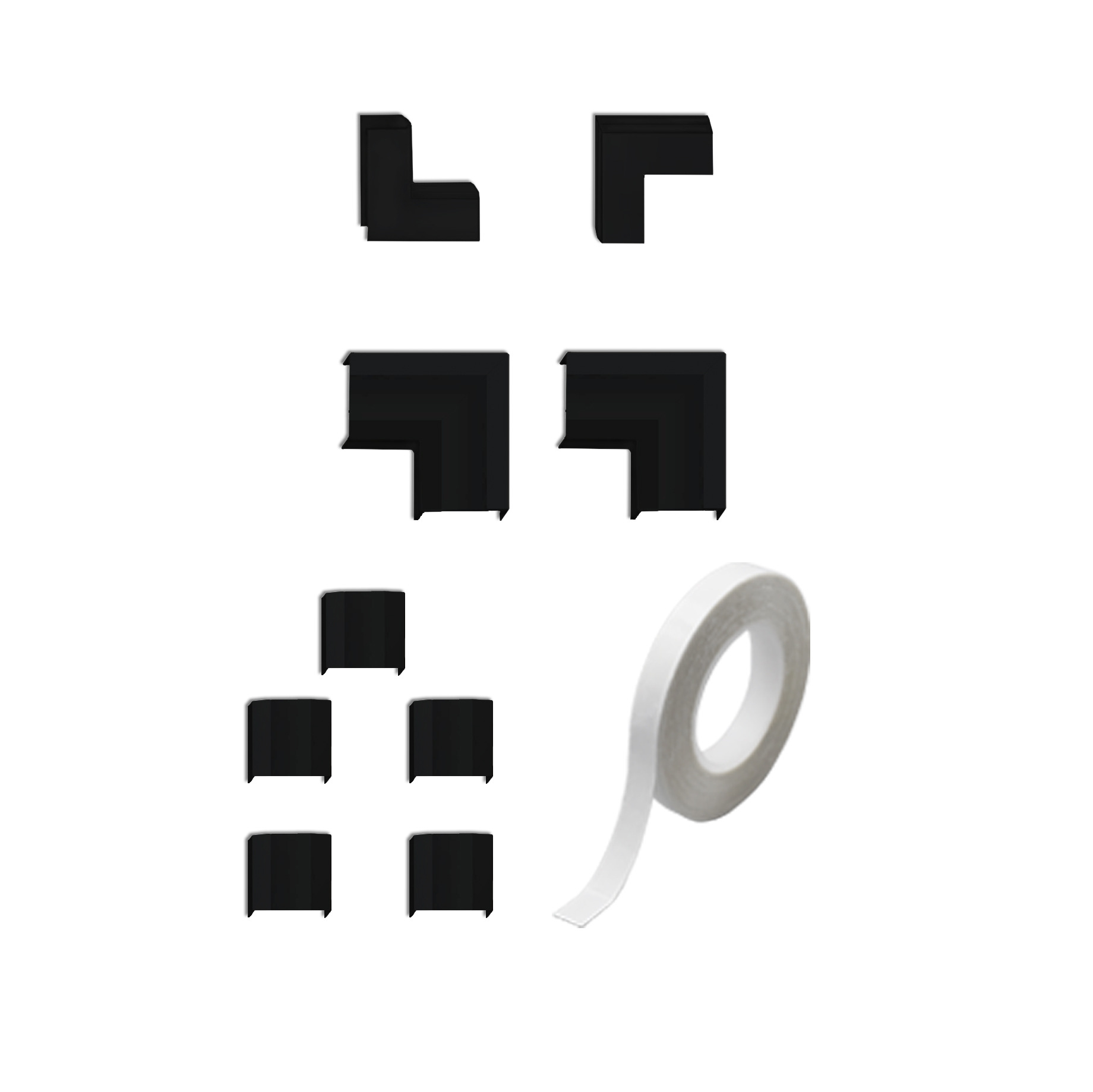 블랙 15×9 6개 세트