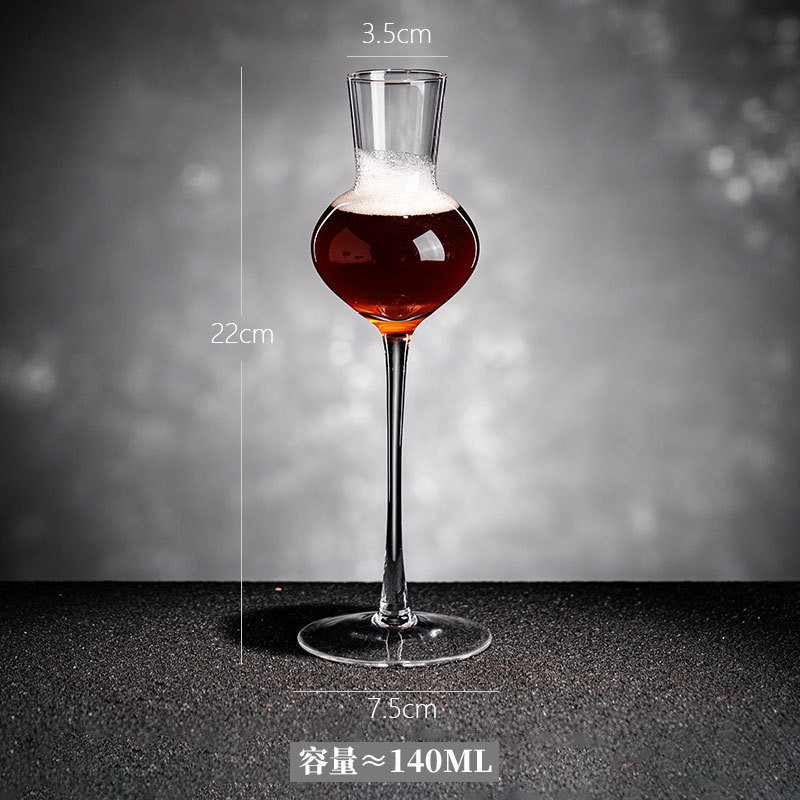 Taza de degustación de whisky creativa, taza de cóctel de alto valor comercial, taza de olor de licor de lujo, taza de fragancia de alta calidad