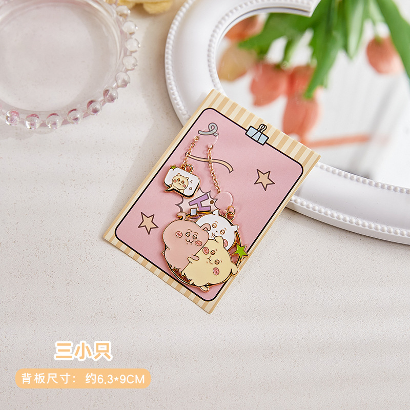 Jijiwaka adorable aleación de zinc marcadores de alto valor de belleza del corazón de la niña marcadores de metal para estudiantes pequeños regalos exquisitos