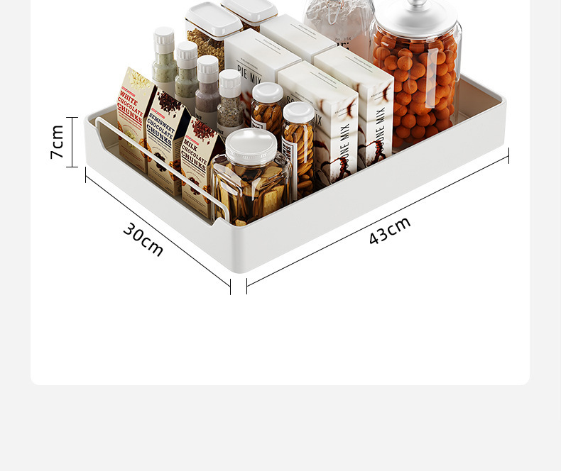 Cabinet internal shelf kitchen drawer tableware spice bottle storage box multifunctional drawer basket storage basket