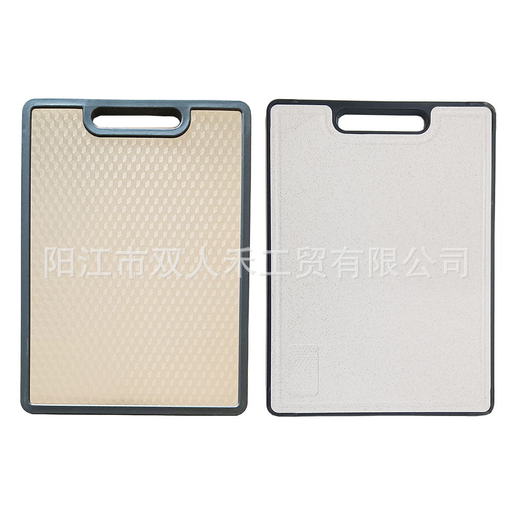double-sided non-slip antibacterial cutting board stainless steel…