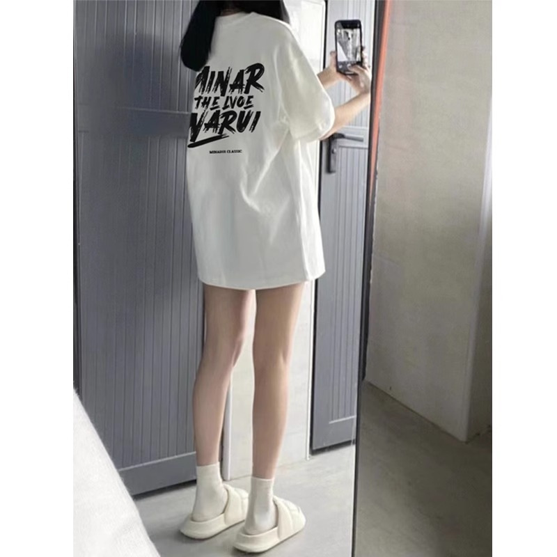 2025 New Summer Round Neck Short-Sleeved T-Shirt for Women Simple Style Korean Letter Fashion Casual Versatile Top Ins Style 2025 New Summer Round Neck Short-Sleeved T-Shirt for Women Simple Style Korean Letter Fashion Casual Versatile Top Ins Style