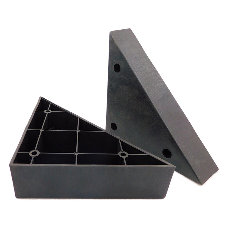 Triángulo plástico sofá pie triángulo cintura pie semicírculo pie plástico Pie de goma