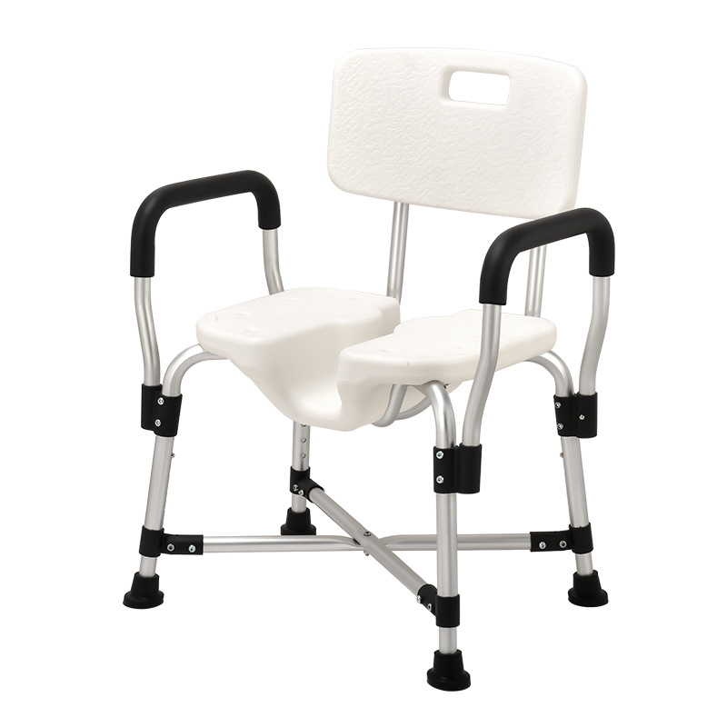 Elderly Wheeled Toilet Chair Pregnant Woman Bath Chair Wheel Disabled Mobile Toilet Chair Shower Toilet Stool Bath Chair
